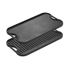 Custom cast iron BBQ/steak griddle plate/barbecue board